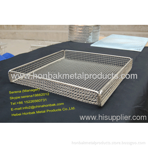 Stainless Steel 304 Wire Washing Basket (factory)